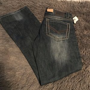 Men’s AXEL WOLCOTT Vintage Bootcut Jeans NWT!